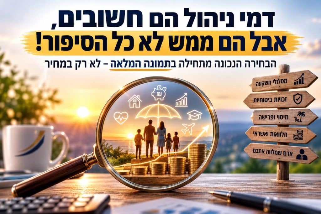 דמי ניהול בפנסיה, קרן השתלמות, קופת גמל וביטוח מנהלים